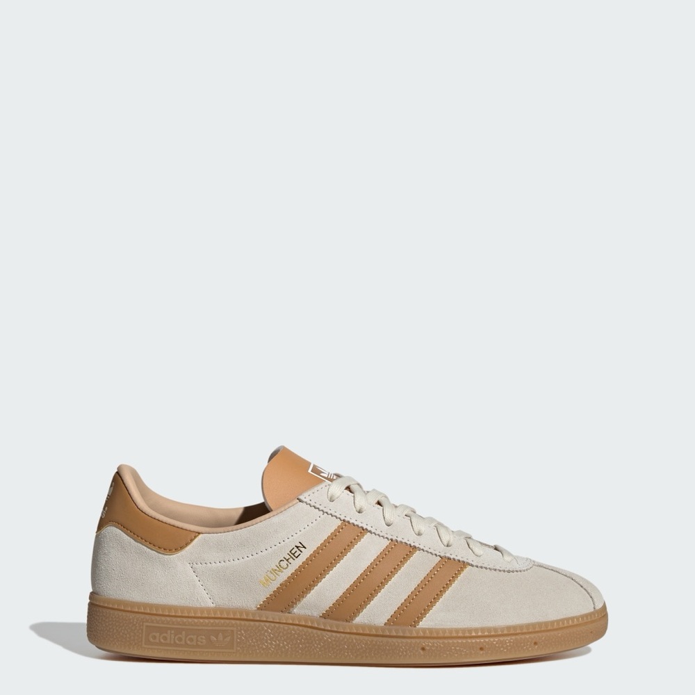 Adidas Men's Cream and White Sneakers_ like new
